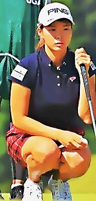 女子プロゴルファー画像