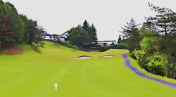 篠山ゴルフ１８番ホール